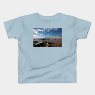 The beach at Whitley Bay in June Kids T-Shirt